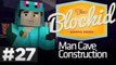 MAN CAVE CONSTRUCTION!! - Minecraft Blockid Survival: #27 (Custom Modded Survival Server)