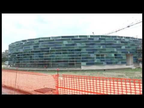 Napoli - Gli studenti di ingegneria sul cantiere dell'Ospedale del Mare a Ponticelli (21.07.14)