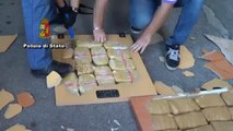 Genova - Droga due coniugi liguri arrestati di ritorno dalla Grecia (21.07.14)