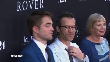 12.06.2014 The Rover LA premiere Rob Pattinson, Guy Pearce, Susan Prior