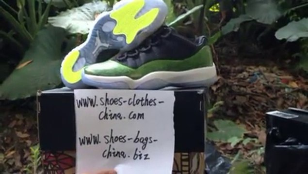 2015 Authentic Air Jordan 11 Low jordan 11 Green Snakeskin Shoes @Sports3y.Ru