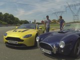 Essai AC MK VI GT vs Aston Martin V12 Vantage S