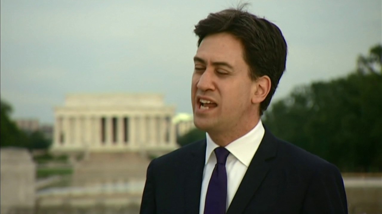 Ed Miliband: "A strong cooperation with US essential"