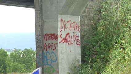 D!CI TV: de nouveaux tags pro-Dieudonné constatés entre Chorges et Montgardin