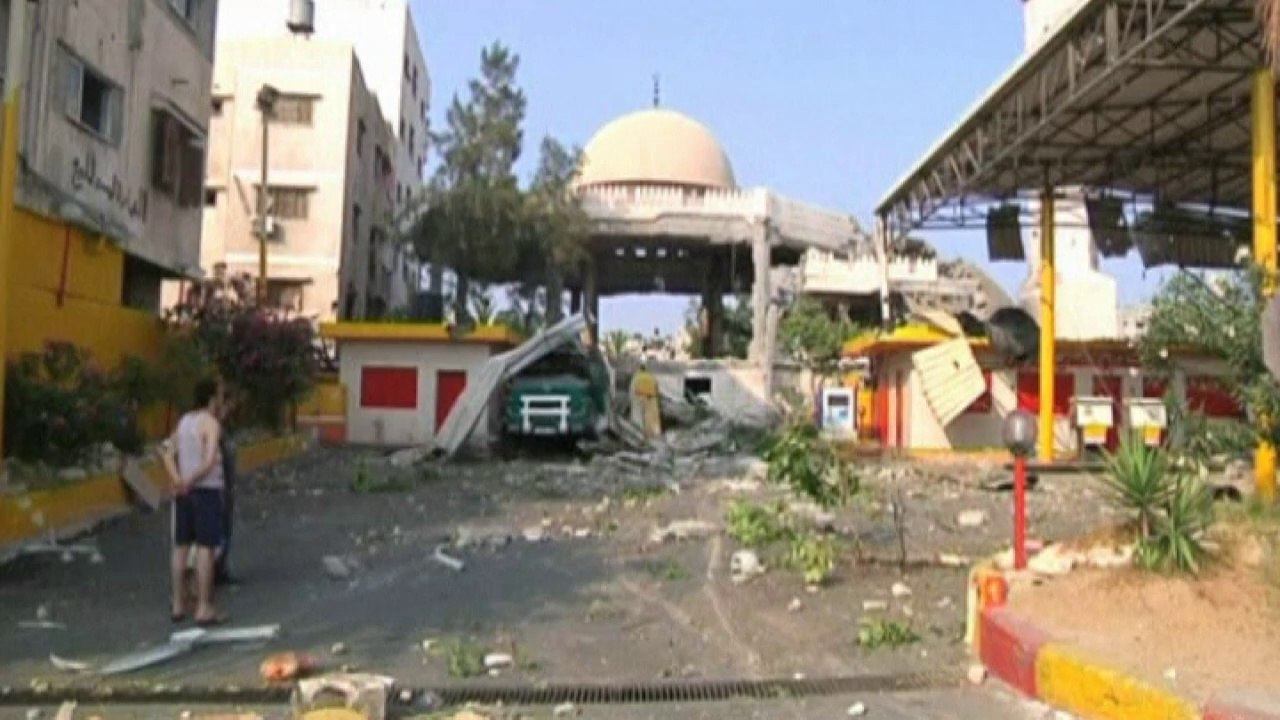 Huge explosion seen over Gaza City as offensive continues