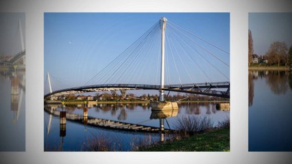 Strasbourg-Kehl  -  Passerelle des Deux-rives