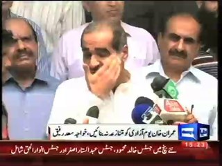 Dunya News - Imran must focus on Zarb-e-Azb rather than long march: Saad