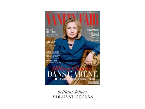 Hillary Clinton est en Une sur Vanity Fair iPad