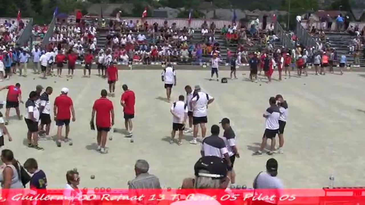 seconde partie D1, 2ème phase et huitièmes D2, France Quadrettes, Sport Boules, Chambéry 2014