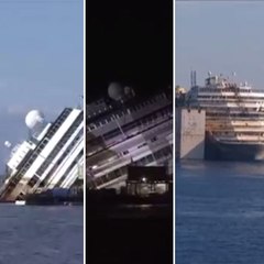 Costa Concordia : 1 an de manoeuvres titanesques pour déplacer l'épave