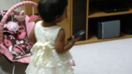 Saanvi Kandali talking over phone