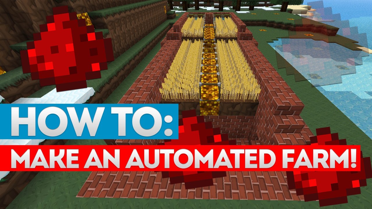 Minecraft: How To Make An Automated Farm [Tutorial]