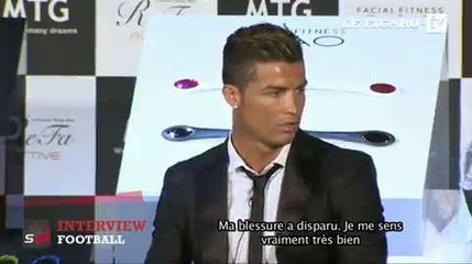Cristiano Ronaldo : «Ma blessure a disparu»