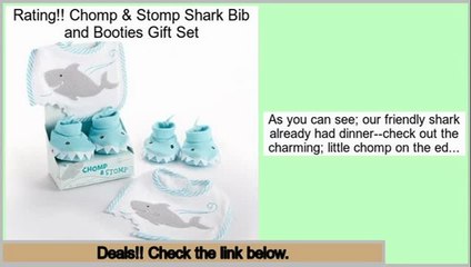 Get Cheap Chomp & Stomp Shark Bib and Booties Gift Set