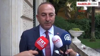 Bakan Çavuşoğlu, İtalya'dan Tam Destek Aldı
