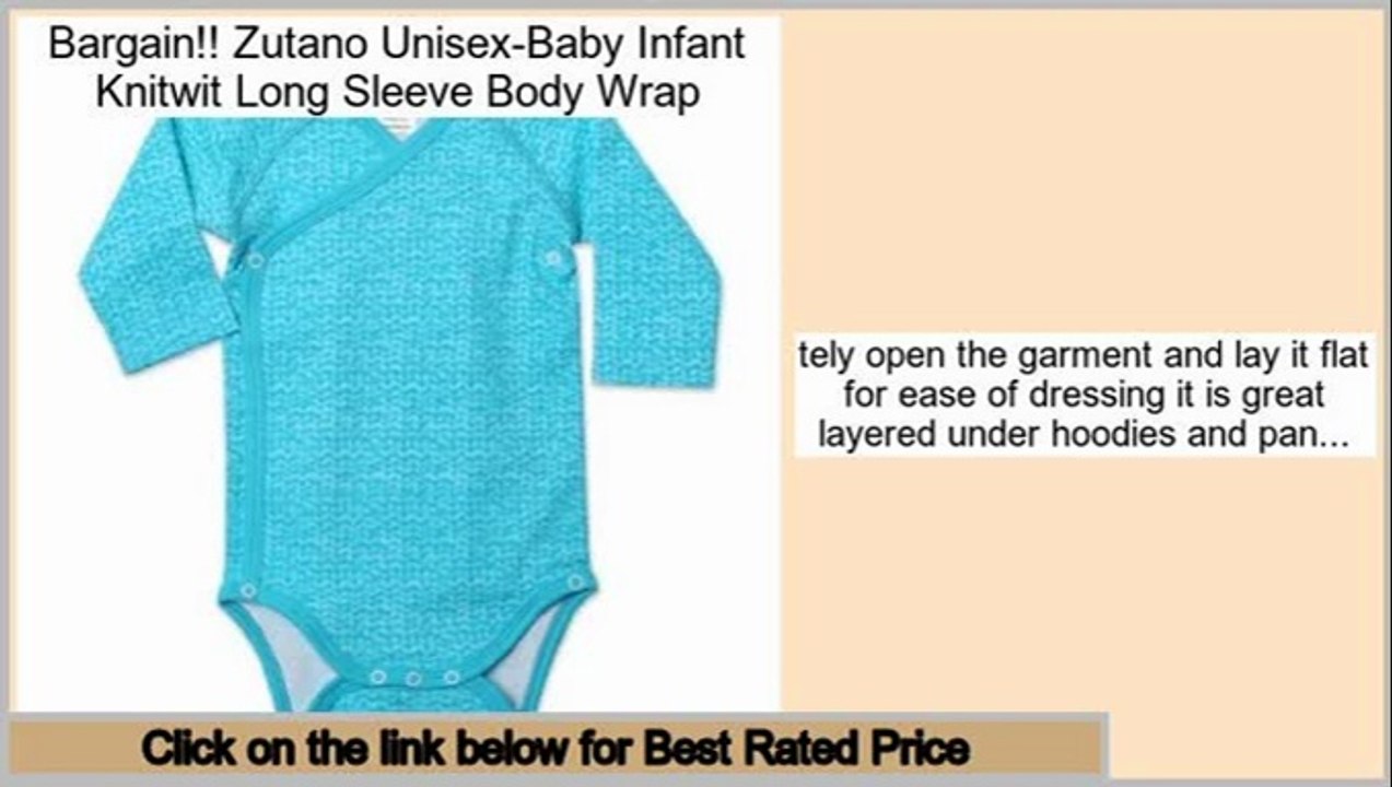 Top Rated Zutano Unisex-Baby Infant Knitwit Long Sleeve Body Wrap