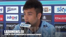 Auronzo 2014 - FELIPE ANDERSON in conferenza