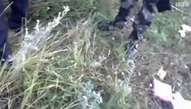 BBC has recieved video of destroyed malaysian air Passenger Jet