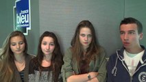 Julie, Manon, Tess et Maxime parlent de leur expérience sur le Journal de guerre