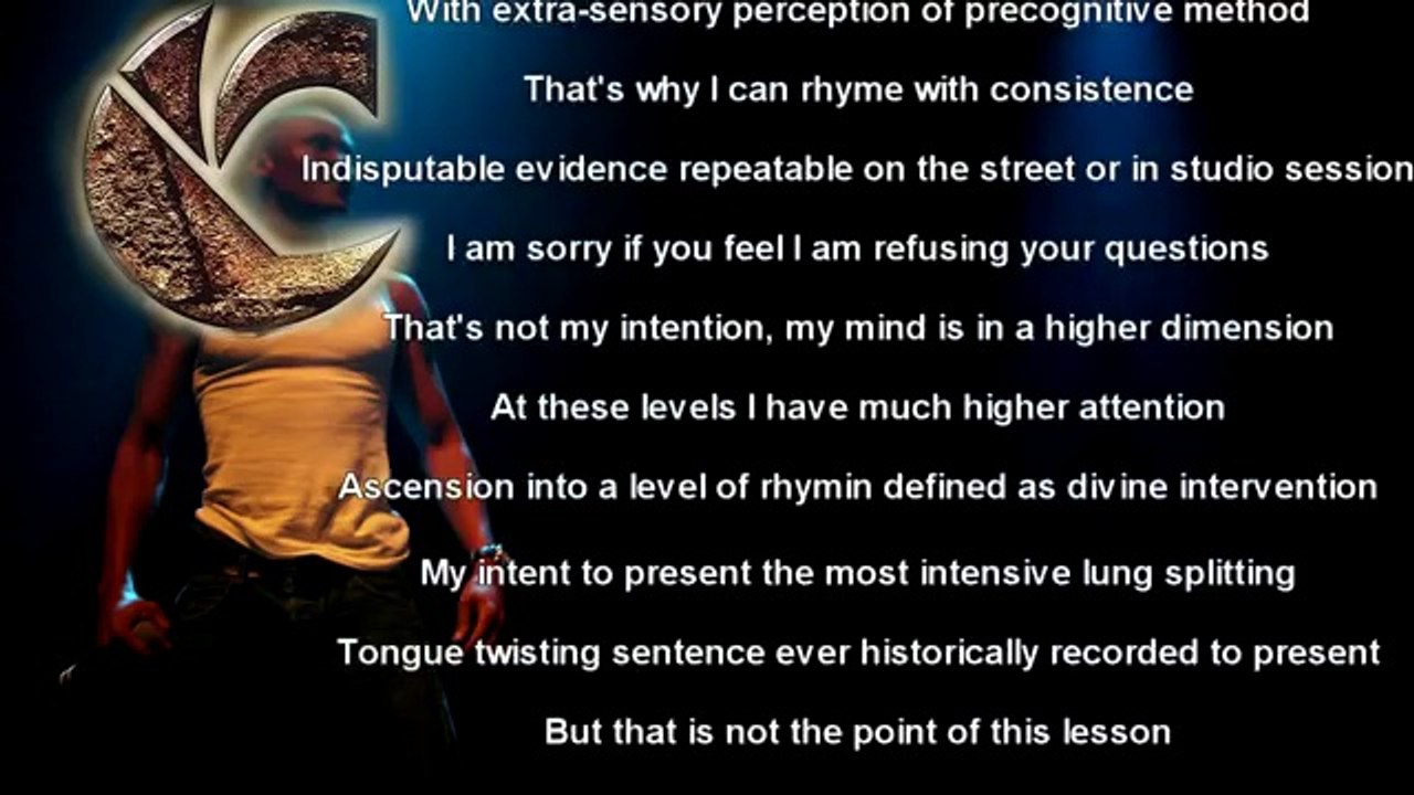 Canibus - Lunar Deluge (Lyrics / Paroles)