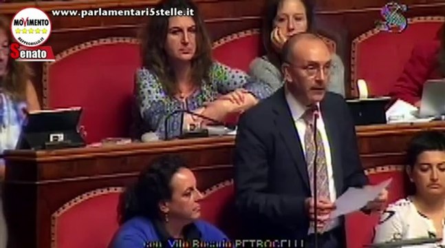 M5S - Petrocelli legge le parole di Angius (DS) e mette in crisi tutto il centro sinistra - MoVimento 5 Stelle