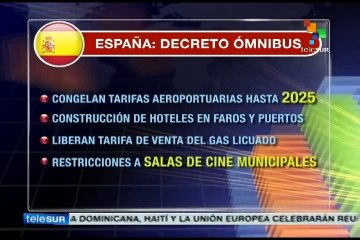Aprueba parlamento español polémico paquete Omnibus
