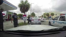 Dashcam Captures Two Miami Cops Fighting