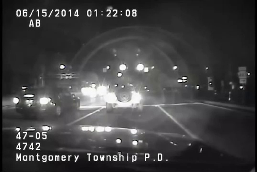 Drunk Driver Plows Head On Into Cop At Busy Intersection