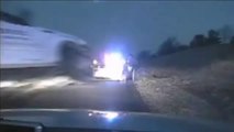 Dashcam Captures Dramatic Near Death Experience For Trooper