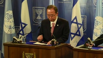 Ban Ki-moon se reúne com premiê israelense