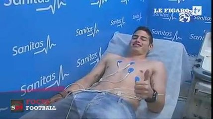La visite médicale de James Rodriguez avant de signer au Real de Madrid