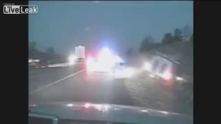 Iowa Police Near Miss