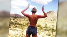 Miley Cyrus Poses Topless in the Desert