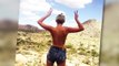 Miley Cyrus Poses Topless in the Desert