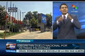 Tres días de duelo en Turquía por palestinos asesinados en Gaza