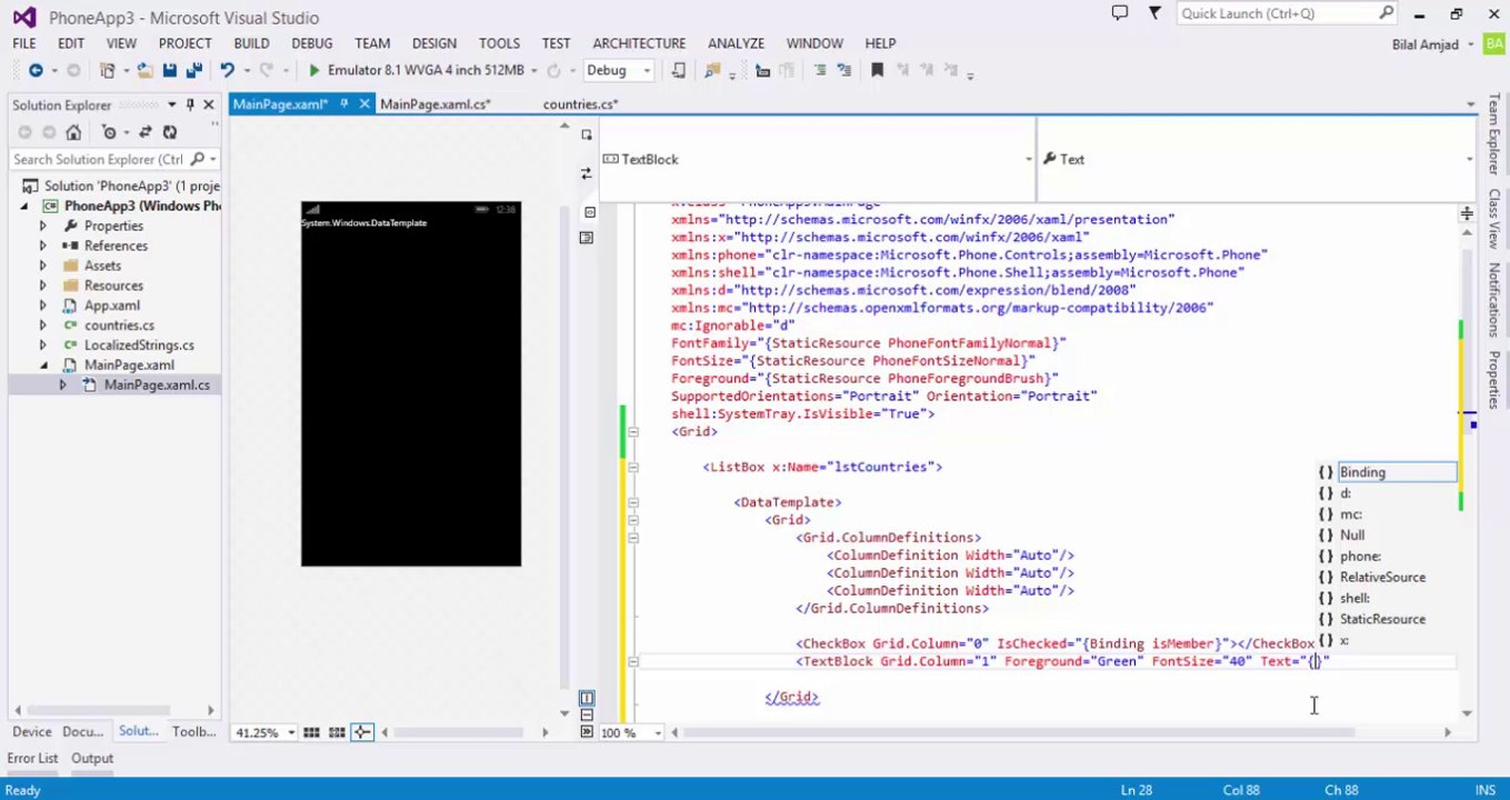 Data Binding and Styling in XAML (Part 1)