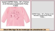 Best Brands ESPRIT Baby - M�dchen (0-24 Monate) Langarmshirt Pretty T-Shirt