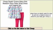 Best Value Zutano Baby-Girls Newborn Dizzy Daisy Wrap Dress and Legging Set