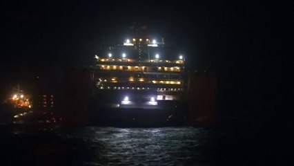 Time lapse of Costa Concordia
