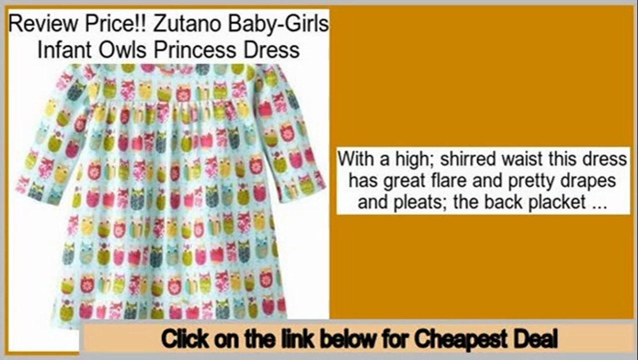Comparison Shopping Zutano Baby-Girls Infant Owls Princess Dress