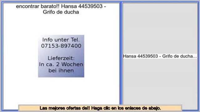 ventas de liquidaci�n Hansa 44539503 - Grifo de ducha
