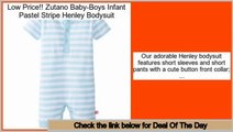 Last Minute Zutano Baby-Boys Infant Pastel Stripe Henley Bodysuit