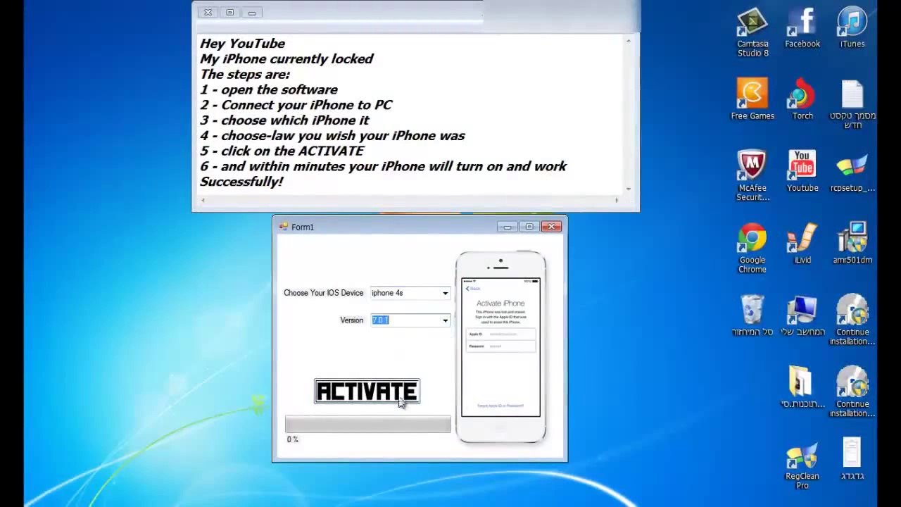 The Best Tool - Bypass iCloud Activation - All iDevices  Updated iOS 8 iOS 9