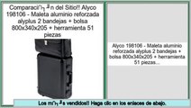 Las mejores ofertas de Alyco 198106 - Maleta aluminio reforzada alyplus 2 bandejas   bolsa 800x340x205   herramienta 51 piezas