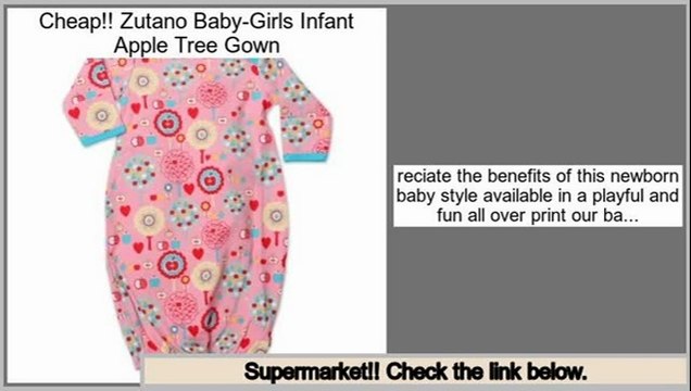 Package Deals Zutano Baby-Girls Infant Apple Tree Gown