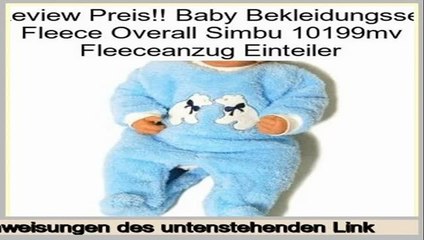 Berichte Bewertungen Baby Bekleidungsset Fleece Overall Simbu 10199mv Fleeceanzug Einteiler