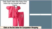 Supermarket Hello Kitty Baby-Girls Infant Zip Up Hoodie with Heart Capris