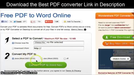 Top PDF Converter Options