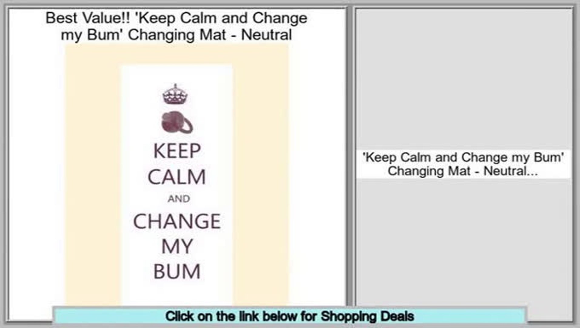 neutral changing mat