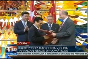 China y Cuba firman más de 20 acuerdos de cooperación bilateral